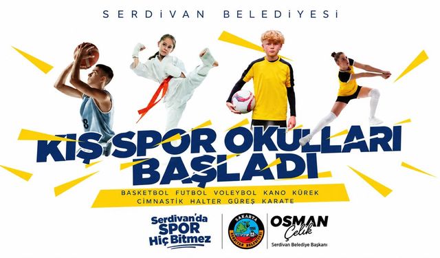 Serdivan’da Kış Spor Okulları başlıyor: Yüzlerce çocuk sporla buluşacak