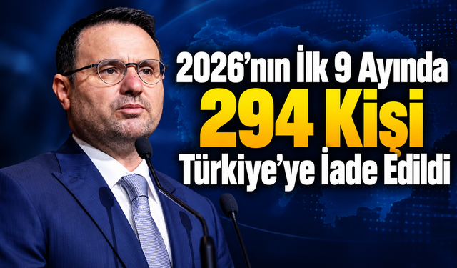 2026’nın İlk 9 Ayında 294 Kişi Türkiye’ye İade Edildi