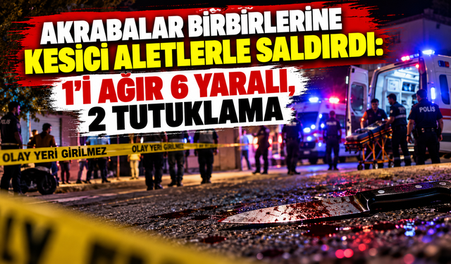 Kaynarca'da akraba kavgasında 6 kişi yaralandı