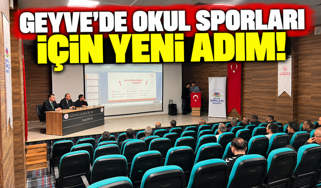 Geyve'de okul sporları için yeni adım!