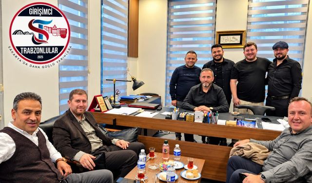 Girişimci Trabzonlulardan Sakarya İçin Güç Birliği