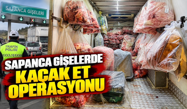 2 ton 809 kilo menşei belirsiz et ve sakatat ele geçirildi