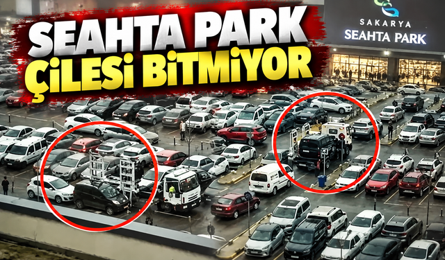 SEAH otoparkında park çilesi! Araçlar çıkış yapamadı