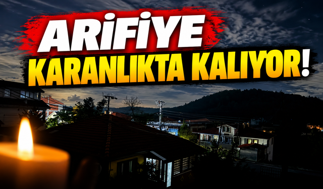 Arifiye'de elektrik kesintileri vatandaşı çileden çıkardı! “Kaç yılındayız, hâlâ aynı sorun!”