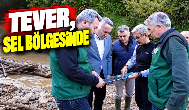 Tever, sel bölgesinde!