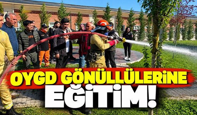 Sakarya'da orman yangınlarına karşı gönüllüler eğitildi!
