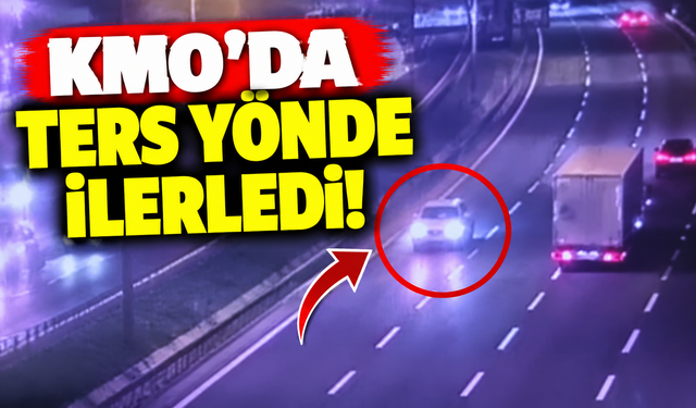 Kuzey Marmara Otoyolu'nda ters yönde ilerleyen sürücüye 90 bin TL ceza!