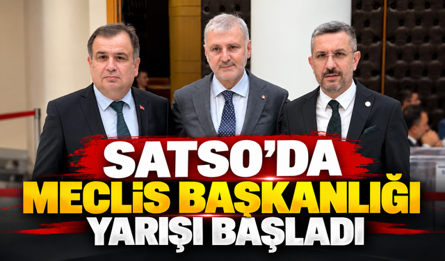 SATSO'da Meclis Başkanlığı yarışı başladı