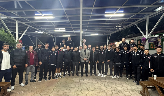 Geyvespor'a Başkan Yıldız'dan moral yemeği!