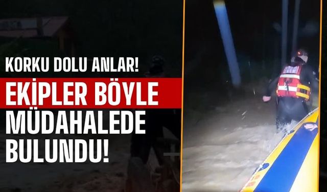 Sakarya İHH ekipleri gece boyunca teyakkuzdaydı!