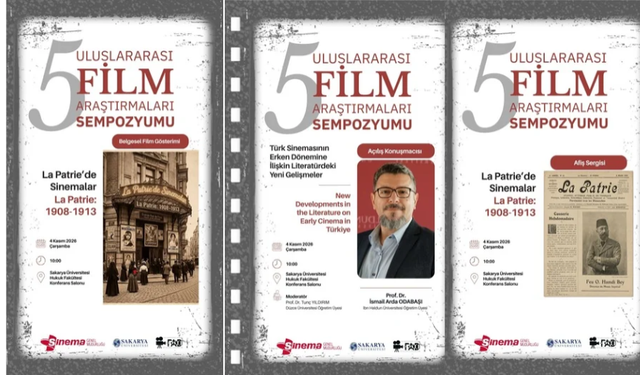 5. Uluslararası Film Araştırmaları Sempozyumu 4-5 Kasım tarihlerinde Sakarya’da Düzenlenecek