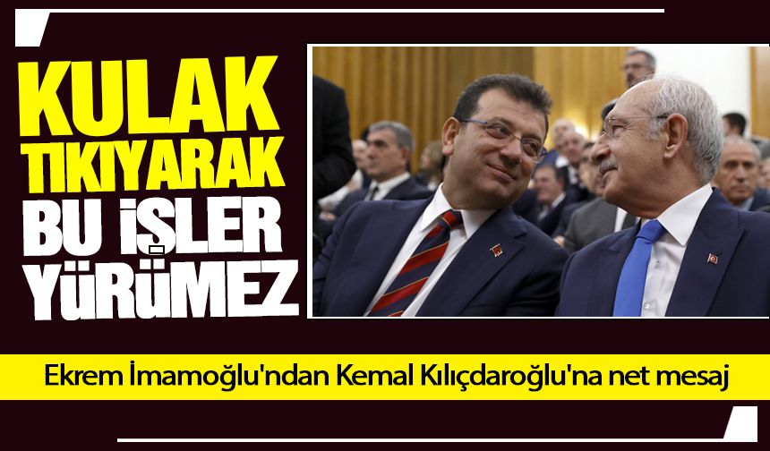İmamoğlu'ndan Kılıçdaroğlu'na misilleme
