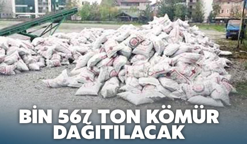 Bin 567 ton kömür dağıtılacak
