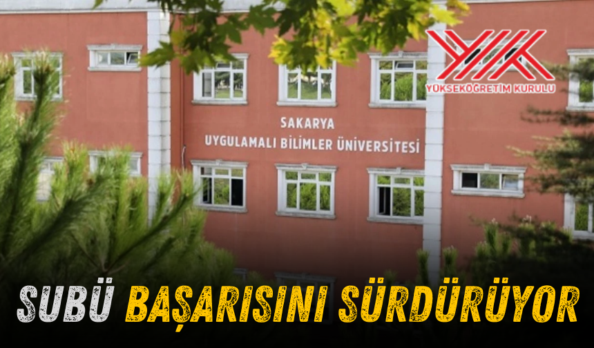 SUBÜ İLK 3’TEKİ BAŞARISINI SÜRDÜRÜYOR