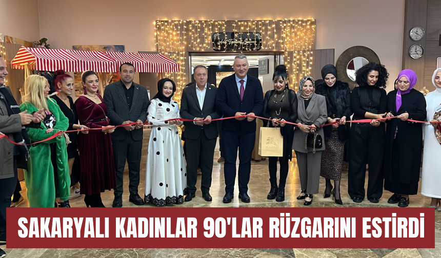 Sakaryalı Kadınlar 90'lar Rüzgarını Estirdi: FeyFest Alışveriş ve Moda Festivali Büyük İlgi Gördü