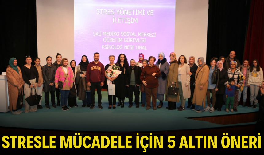 Stresle mücadele için 5 altın öneri