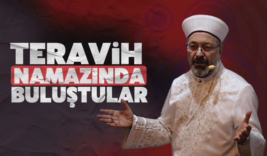 Erbaş, Sakarya'da teravih namazı kıldırdı