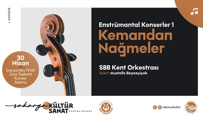 “Kemandan Nağmeler” Konseri 30 Nisan’da