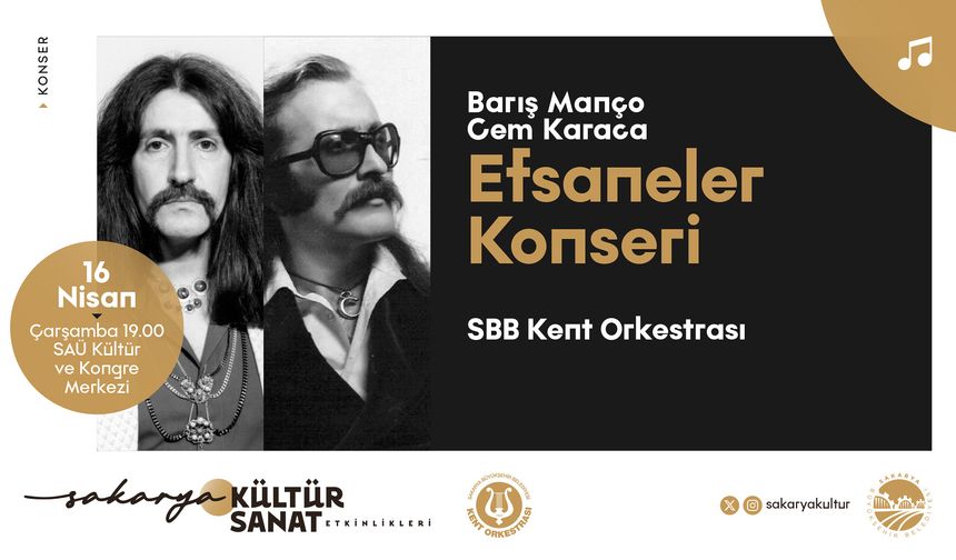 Efsaneler şarkılar bu konserde!
