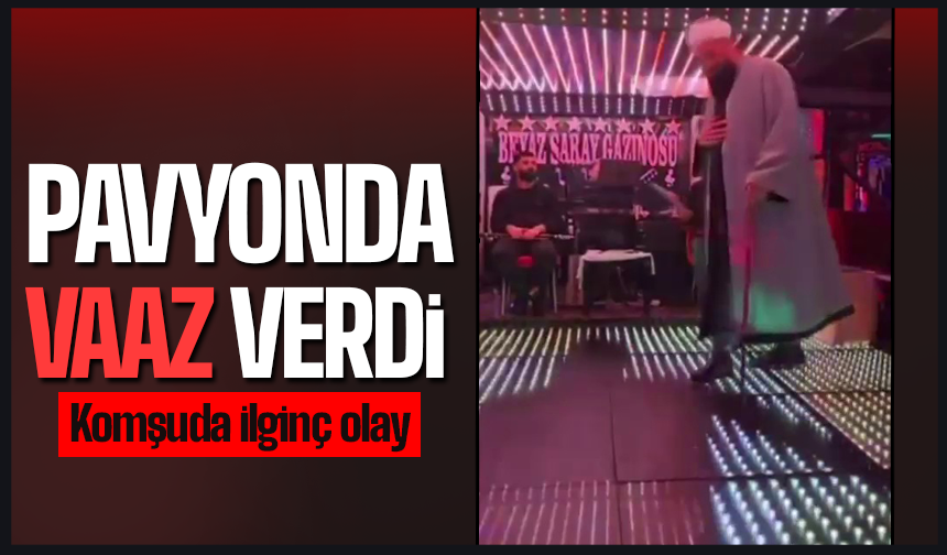 Tebliğciler pavyonda vaaz verdi