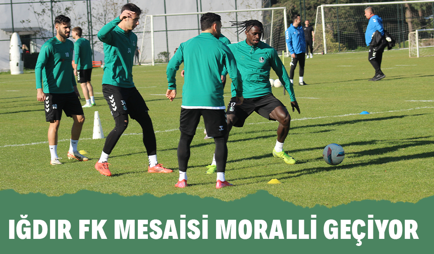Sakaryaspor’da Iğdır FK Mesaisi Moralli Geçiyor