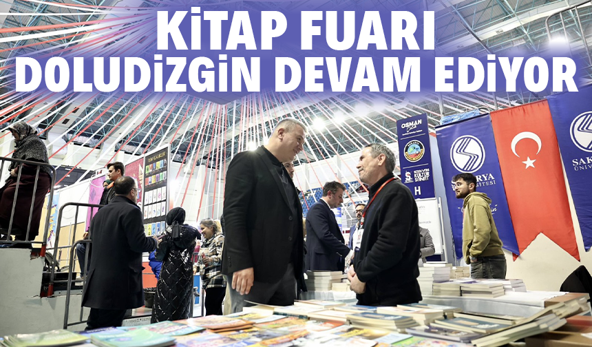 Kitap fuarı doludizgin devam ediyor!