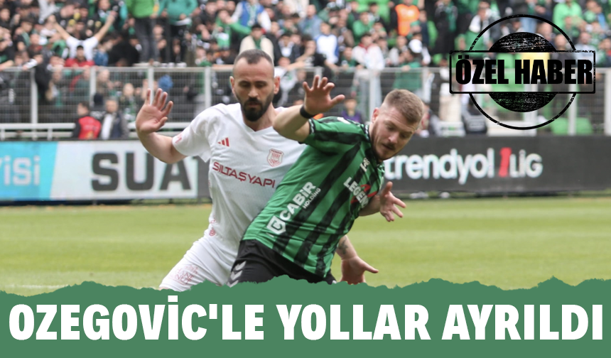 Ozegovic'le yollar ayrıldı