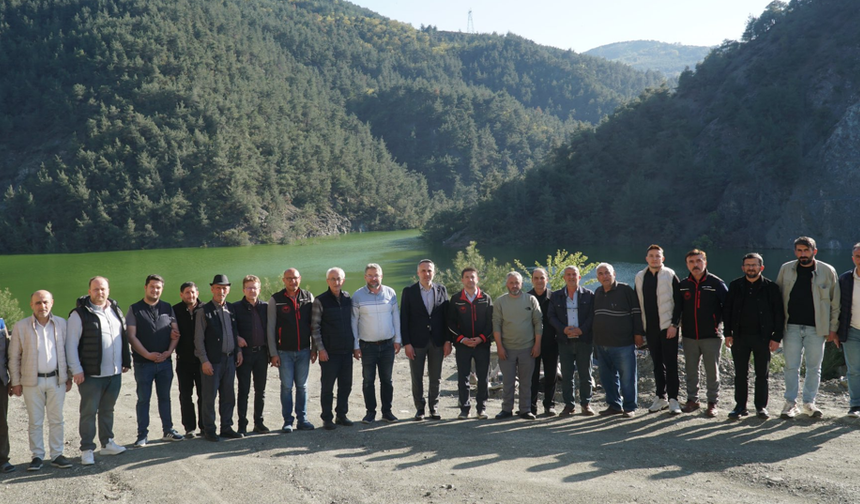Başkan Tever’den Doğantepe Göleti'ne Ziyaret