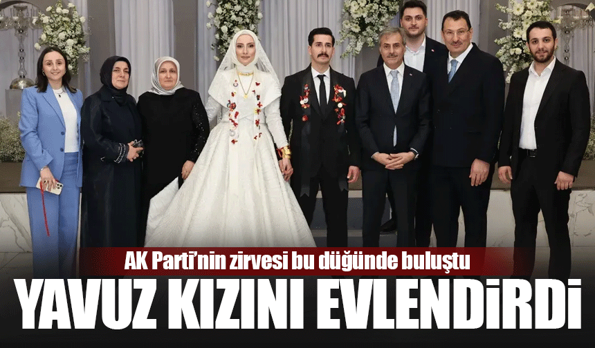 Yavuz ve Bayraktar ailelerinin mutlu günü! Şeyma ve Sefa dünyaevine girdi
