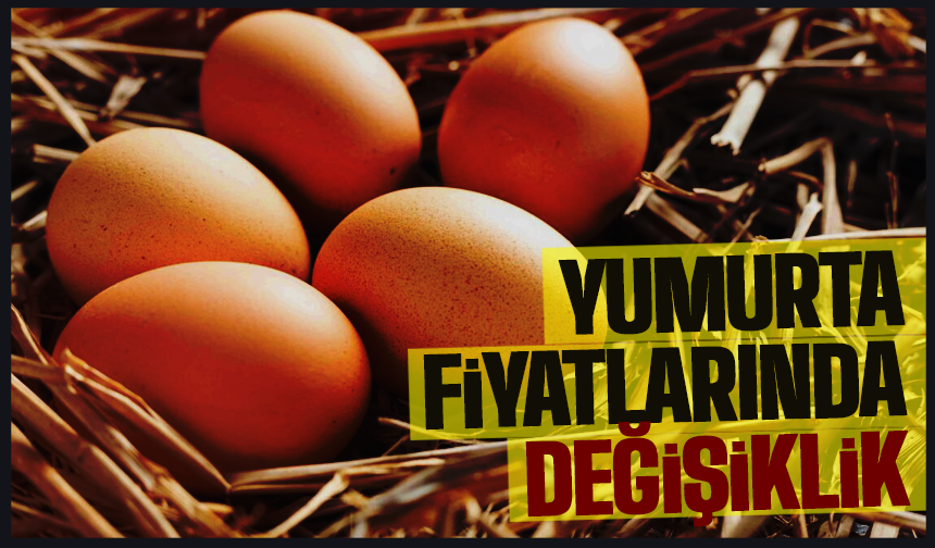 Yumurta fiyatlarında değişiklik!