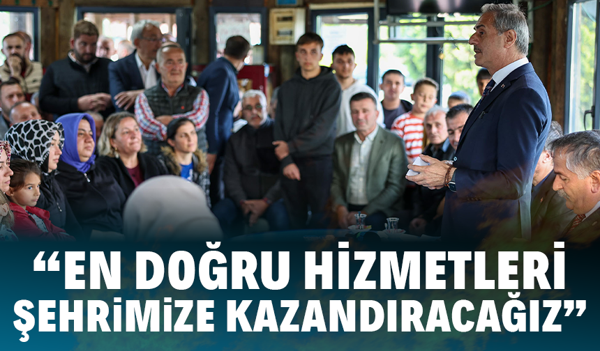 Başkan Alemdar: “En doğru hizmetleri şehrimize kazandıracağız”