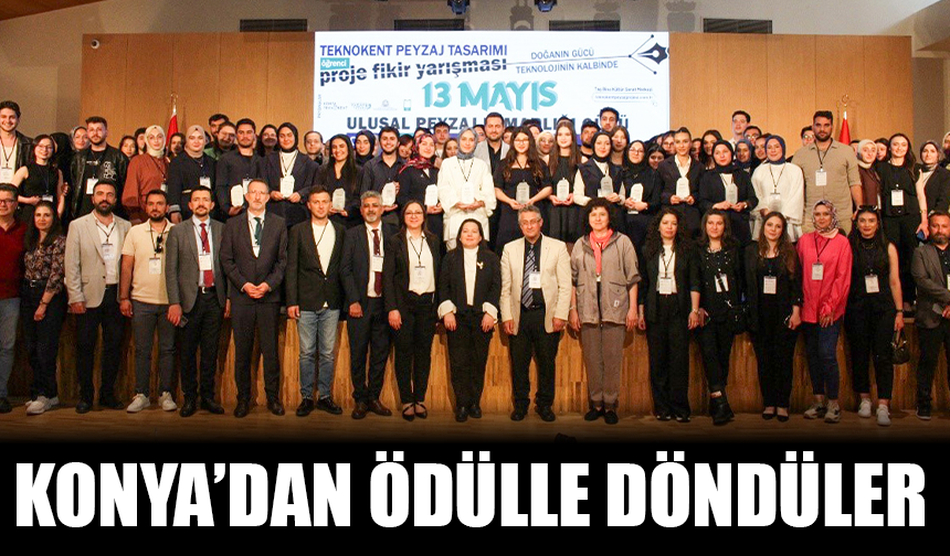 Konya’dan ödülle döndüler!
