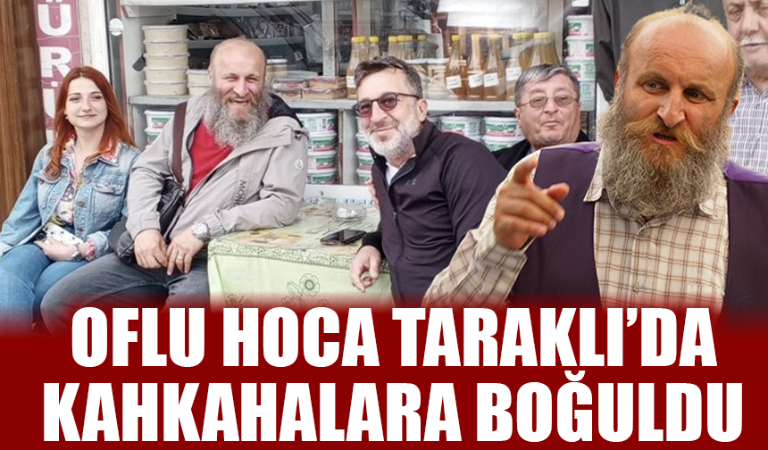 Oflu Hoca Taraklı’da Dıngıldak Masa’ya Konuk Oldu: Yalaza Sohbeti Kahkahaya Dönüştü