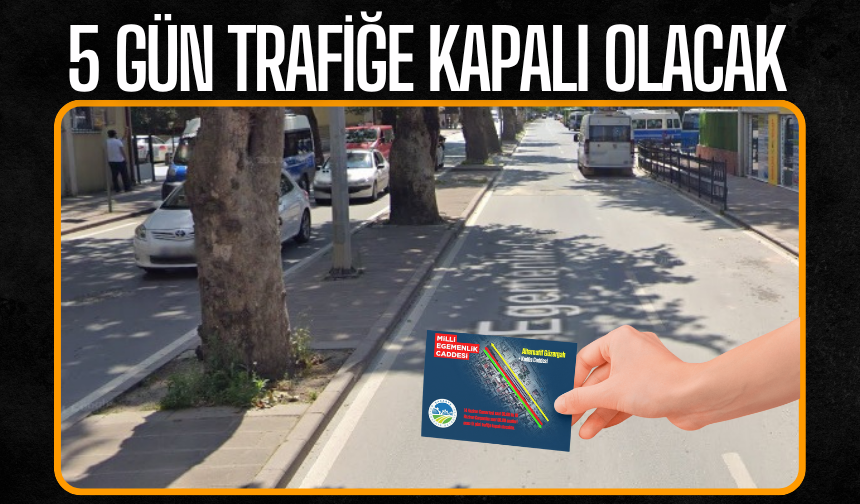Büyükşehir Uyardı: Adapazarı Milli Egemenlik Caddesi Trafiğe Kapalı Olacak!