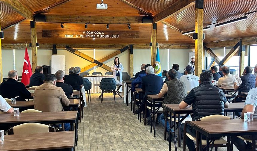 Akçakoca'da Muhtarlara Sağlık Eğitimi Verildi