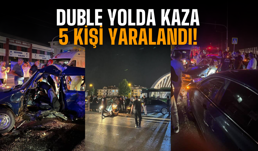 Adapazarı-Korucuk Yolunda Korkutan Kaza: 5 Yaralı