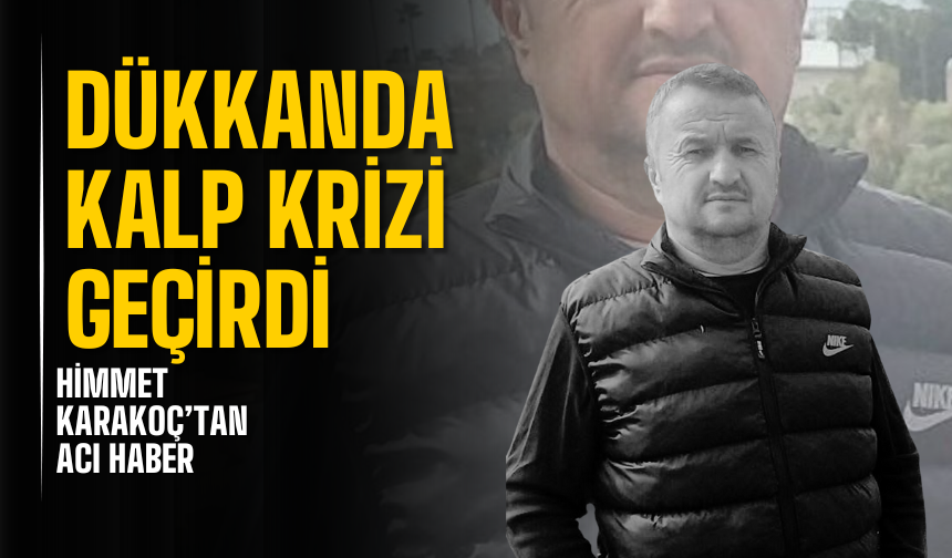 İş yerinde kalbine yenildi!