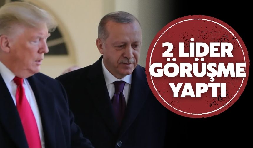 2 Lider telefonda görüşme yaptı!