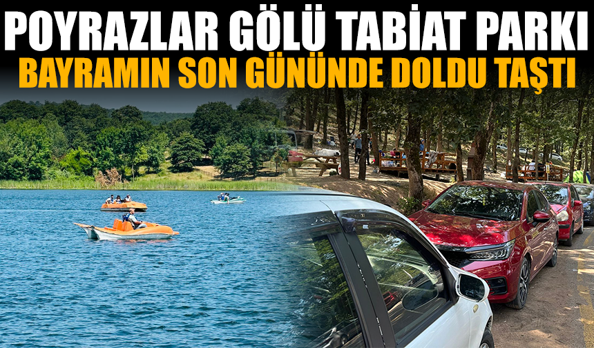 Poyrazlar Gölü Tabiat Parkı Ziyaretçi Akınına Uğradı!