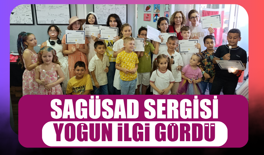 SAGÜSAD Çocuk Resim Sergisi Büyük İlgi Gördü