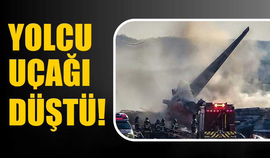 Yolcu uçağı düştü: 242 kişi bulunuyordu