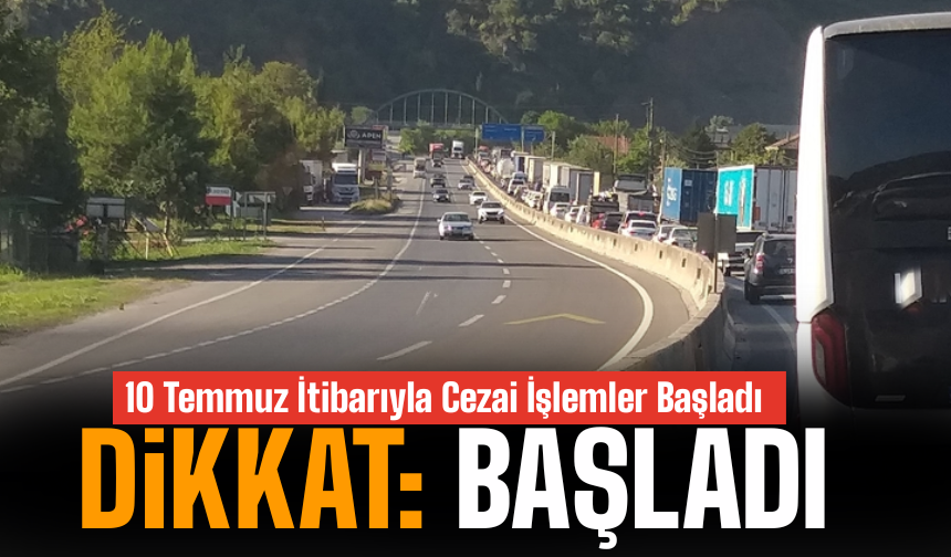 Pamukova – Adapazarı Yolunda Hız Tespit Sistemi Devrede