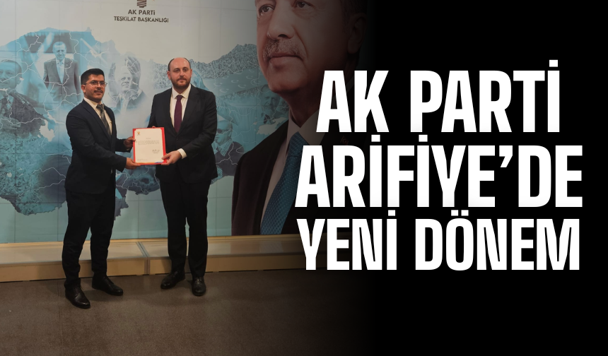 AK Parti Arifiye’de Yeni Dönem: İlçe Başkanlığına Av. Fatih Yeşilyurt Atandı