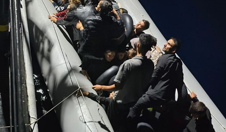 Çanakkale'de 38 düzensiz göçmen yakalandı!