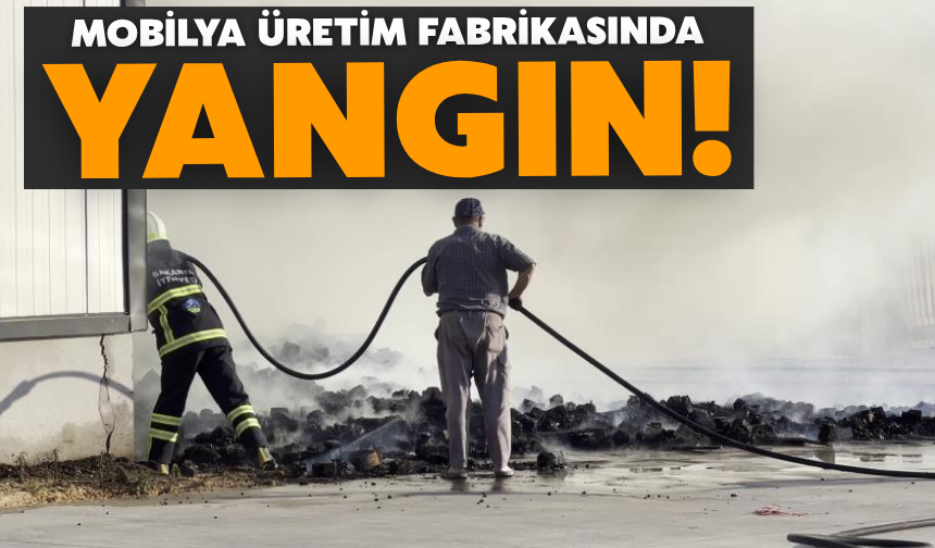 Sakarya'da Fabrika Deposunda Yangın!