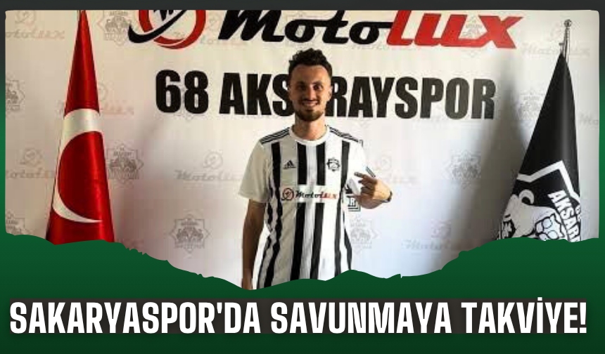 Sakaryaspor'da Savunmaya Takviye! Oğuzhan Açıl Resmen İmzayı Attı