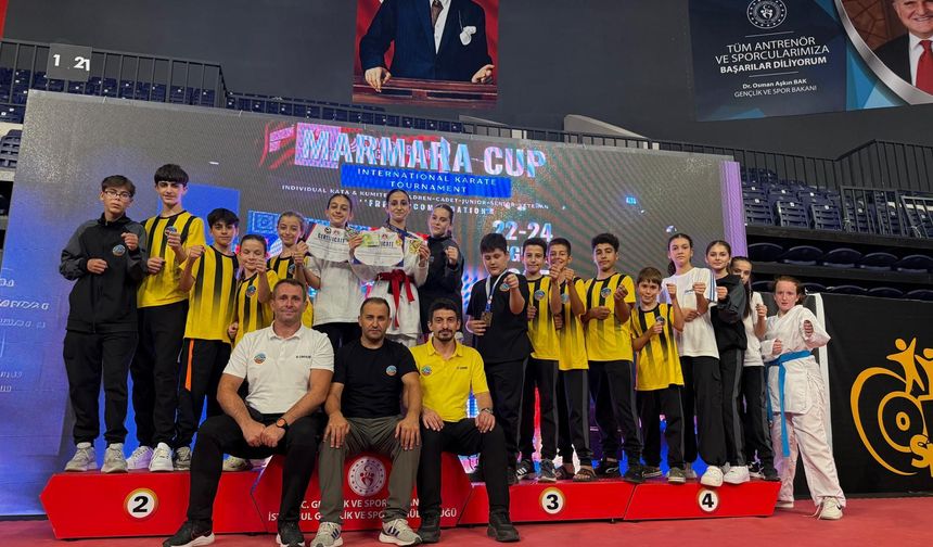 Serdivanlı Karateciler Marmara Cup'a Damga Vurdu