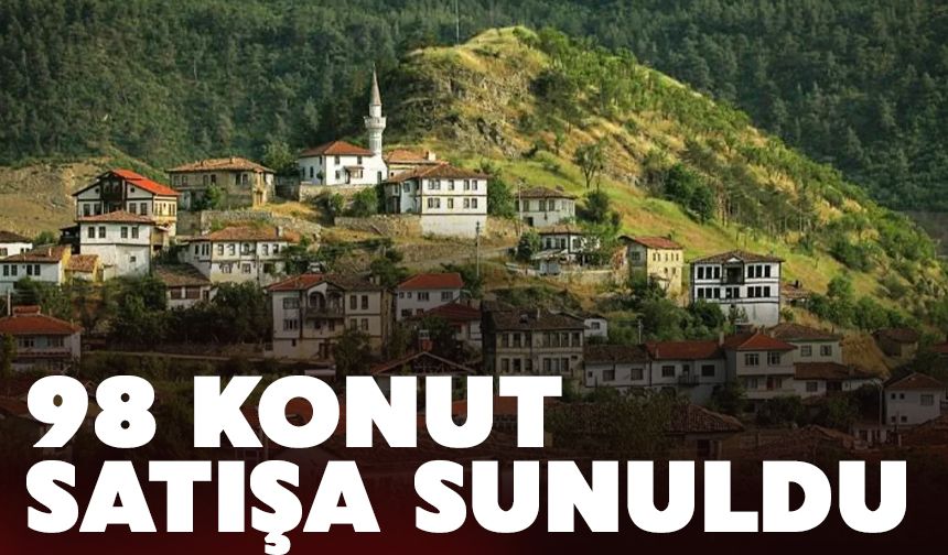 98 konut için ihale yapılacak!