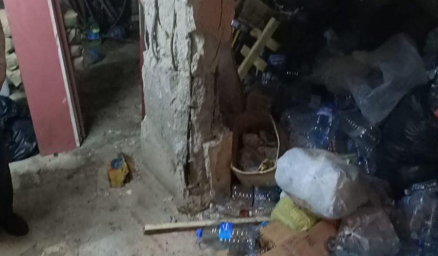 Edirne’de Hasarlı Binada Kimyasal Üretimi