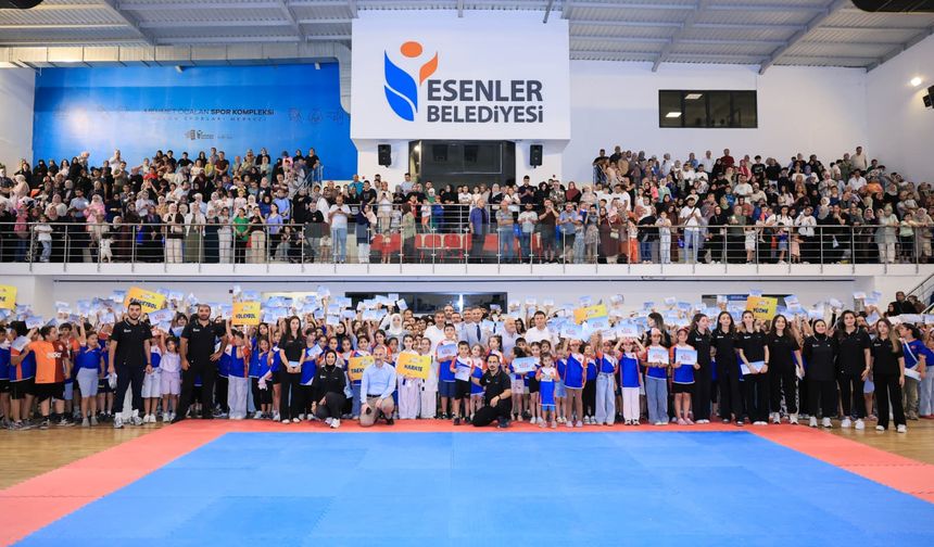 Esenler'de Yaz Spor Okulları kapanış programı yapıldı